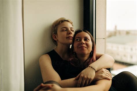 Female Couple In Love By Stocksy Contributor Alexey Kuzma Stocksy