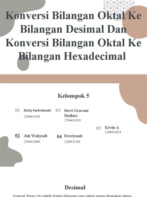 Elektronika Digital Kelompok 5pptx Pdf