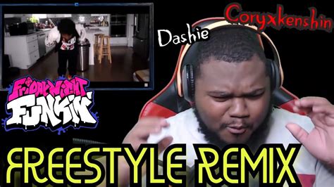Reaction Coryxkenshin X Dashie Friday Night Funkin Remix Youtube