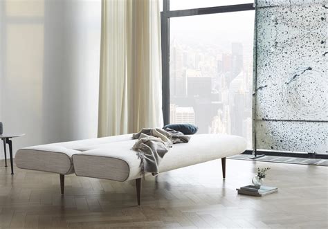 The unfurl has always been set on a path of its own.pocket spring cushion technology: Unfurl Sofa Bed Linen Sand Gray by Innovation