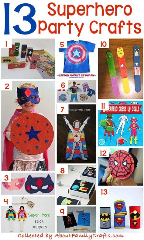 35 Superhero Crafts For Birthday Party Ideas In 2021 This Is Edit