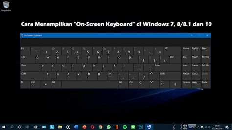 6 Cara Mudah Menampilkan On Screen Keyboard Di Windows 10