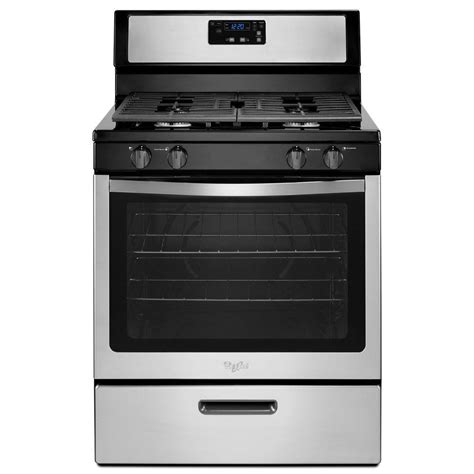 Whirlpool 51 Cu Ft Gas Range With Under Oven Broiler In Stainless