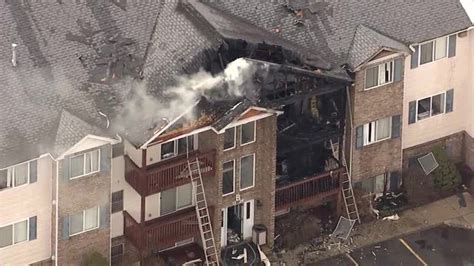 Firefighters Battling Fire At Apartment Complex In Wayne