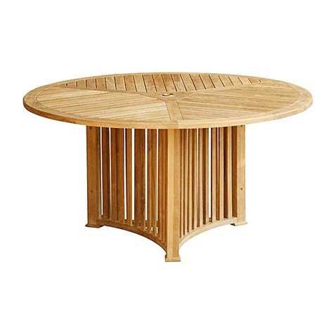 Naturally finished teak wood and invite you to sit back watch the sunset or relax into breezy chat with friends and family. 60 Inch Round Dining Table - TOTT011 - Wholesale garden ...