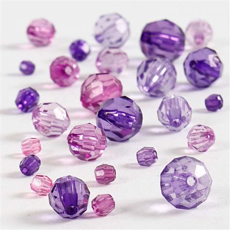 Faceted Bead Mix 4 12 Mm 1 25 Mm Purple 45 G 1 Pack 618831