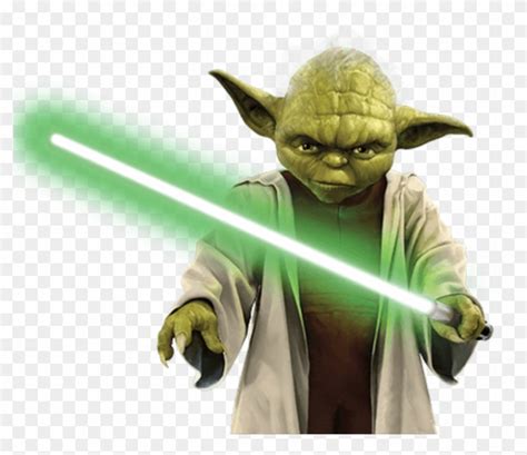 Freetoedit Starwars Yoda Lightsaber Star Wars Png Clipart 33140