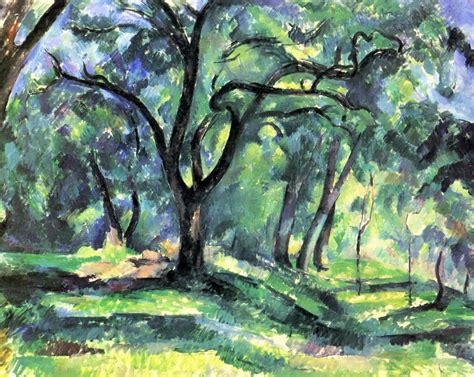 Paul Cézanne Forest 1890 Dipinto Ad Olio Del 1890