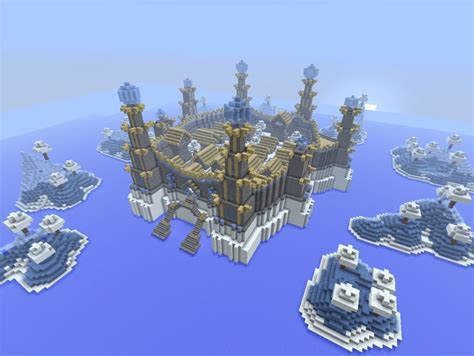 Legendary Build Grand Ice Castle Minecraft Project