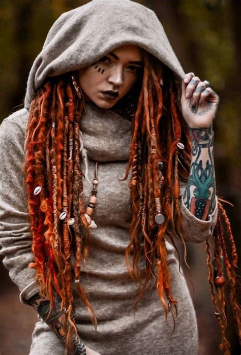 Emo Outfits Hippie Outfits Dreadlocks Girl Locs Red Dreads Blonde Dreads White Girl Dreads