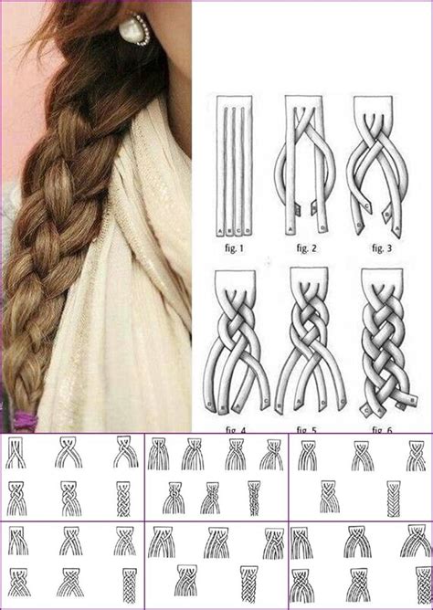 how to braid four strands rosa diy