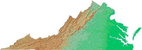 Topography Of Virginia