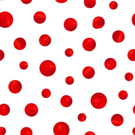 Red And White Polka Dot Background Illustrations Royalty Free Vector