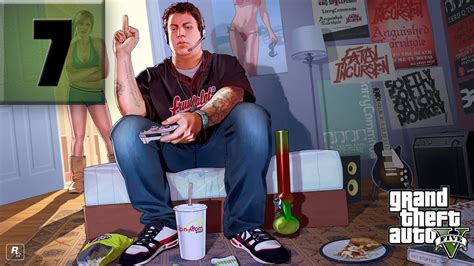 Grand Theft Auto 5 ep 7 Porno rap točíme porno CZ Let s Play