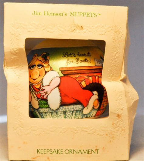 Hallmark Muppets 1981 Jim Henson Satin Keepsake Ornament Ebay