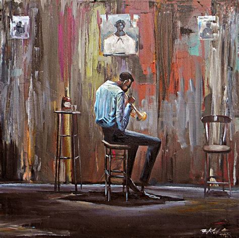 Frank Morrison Blue Love This Guy Jazz Art African