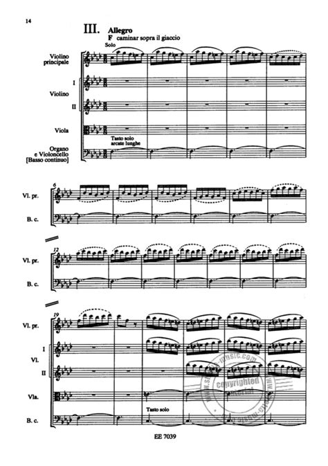 Bach highlights • akkordeon oder klavier noten. Die vier Jahreszeiten f-Moll op. 8/4 RV 297 / PV 442 von ...