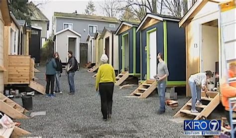 Cool Tiny House Village Opens With Electricity To Care For Seattle Homeless Good News Network