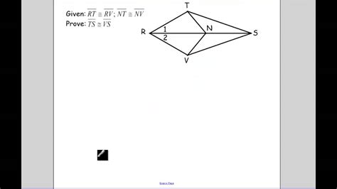 For each pair of triangles select the correct description of congruency. 4.6 - Using More Than One Pair of Congruent Triangles - YouTube