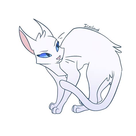 Icecloud By Meow286 Warrior Cat Drawings Warrior Cats Art Chibi