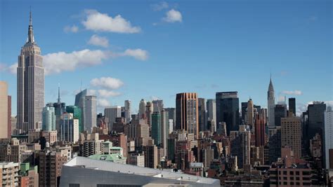 Manhattan Skyline Time Lapse Nyc Super Stock Footage