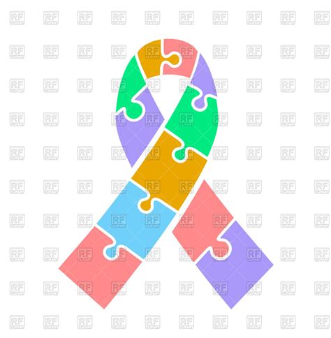 Autism Ribbon Vector At Getdrawings Free Download