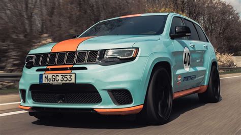 Jeep Grand Cherokee Trackhawk Gets Gulf Livery 900 Hp