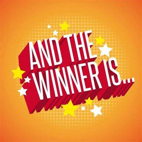 And The Winner Is And The Winners Are Image Instagram Contest