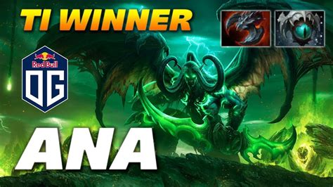 While initially playing dota in australia, ana made the decision to move from melbourne to shanghai in december 2015 to continue his pursuit in becoming a professional dota player. ANA Terrorblade - TI WINNER - Dota 2 Pro Gameplay - YouTube