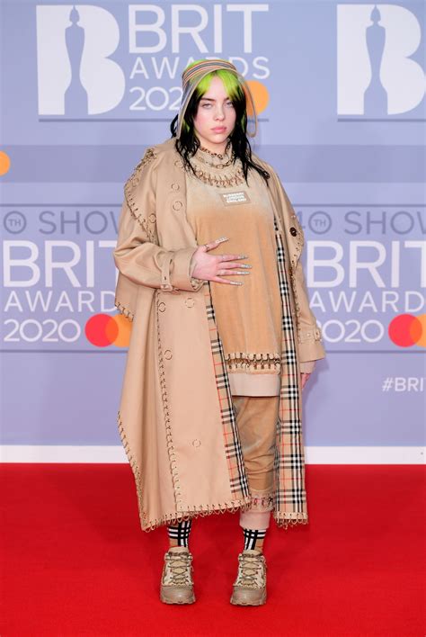 Billie Eilish Brit Awards 2020 Celebmafia