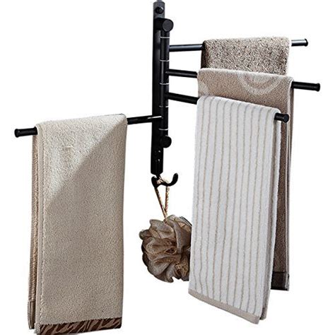 Cbtone Swing Out Towel Rack Wall Mounted Oil Rubbed Bronze Swivel Towel