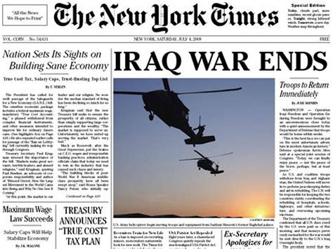 Ny Times Iraq War Ends