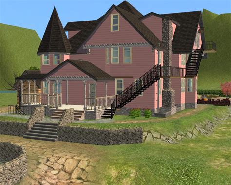 The property also features a pool and free. Mod The Sims - Pink Palace from Coraline