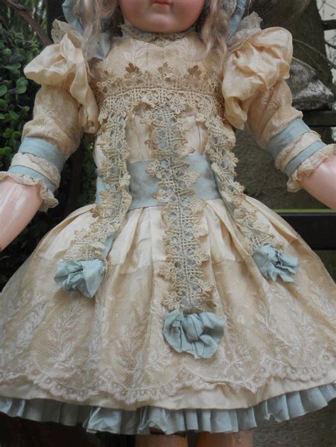 Reserved For B ~~~ Most Beautiful French Summer Silk Dress With Bonnet