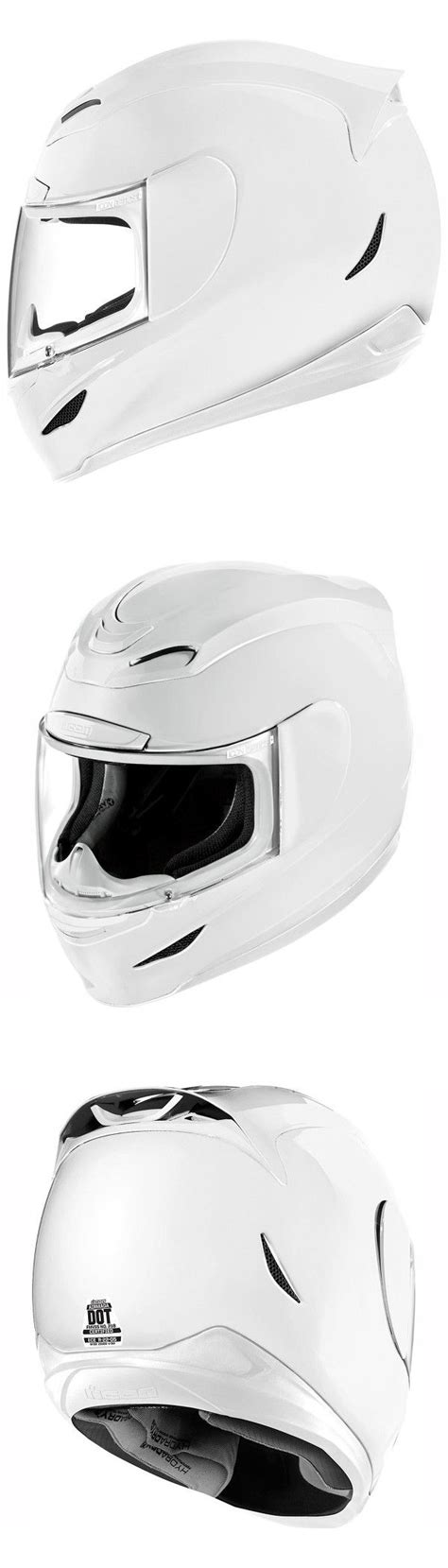 Icon Airmada Gloss Helmet In White Stand Out From The Crowd With This