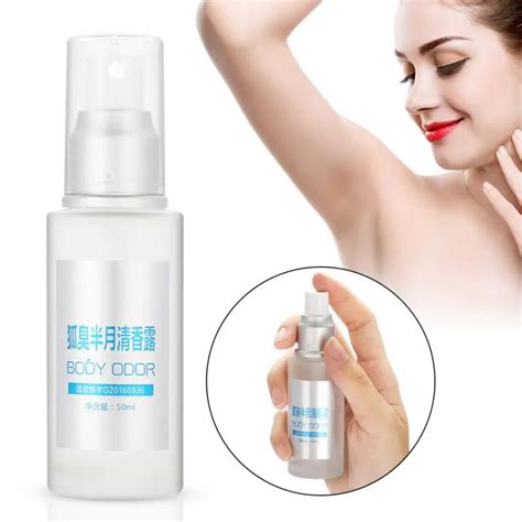 50ml herbal spray body odor remover armpit sweat hyperhidrosis underarm odor remove