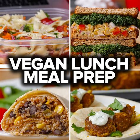 6 Vegan Lunch Meal Preps By Tasty Lunch Meal Prep Vegan Meal Plan
