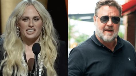 rebel wilson says russell crowe told her to fuck off when they met