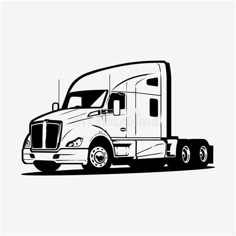 Trucking 18 Wheeler Semi Truck Vector Stock Illustrations 148