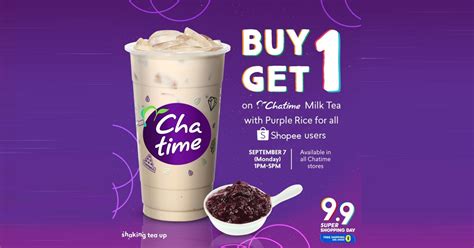 Chatime Buy 1 Get 1 to Shopee Users Promo | Manila On Sale
