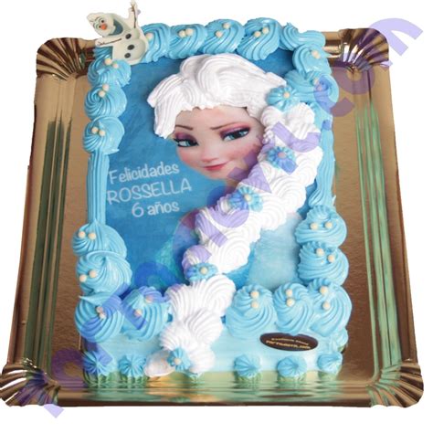 Tarta De Elsa De Frozen