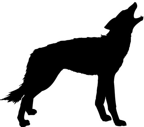 Animal Silhouettes Wolf Carinewbi