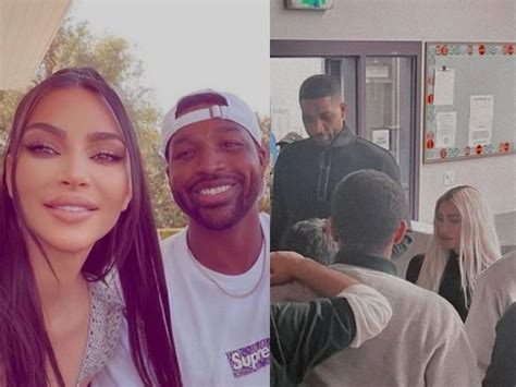 kim kardashian reunites with khloe s ex tristan thompson for thanksgiving at juvenile facility