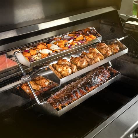 There's nothing quite like a barbecue. Rib-O-Lator Rotating BBQ Grill Rotisserie Trays - Walmart.com