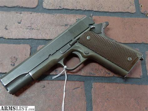 Armslist For Sale 1943 Colt 1911a1 Us Army 45 Acp Pistol