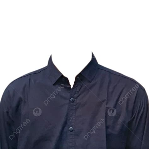 Black Formal Shirt Can Be Use For Passport Size Photo Photo Clipart