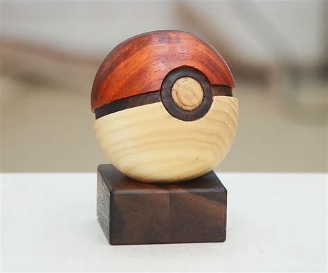 I Made A Hardwood Pokéball 9 Steps With Pictures