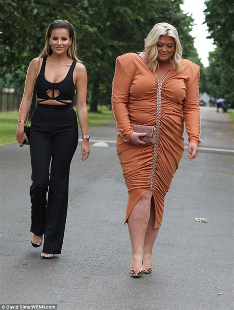 Towies Georgia Kousoulou Braless Beneath Jumpsuit Daily Mail Online