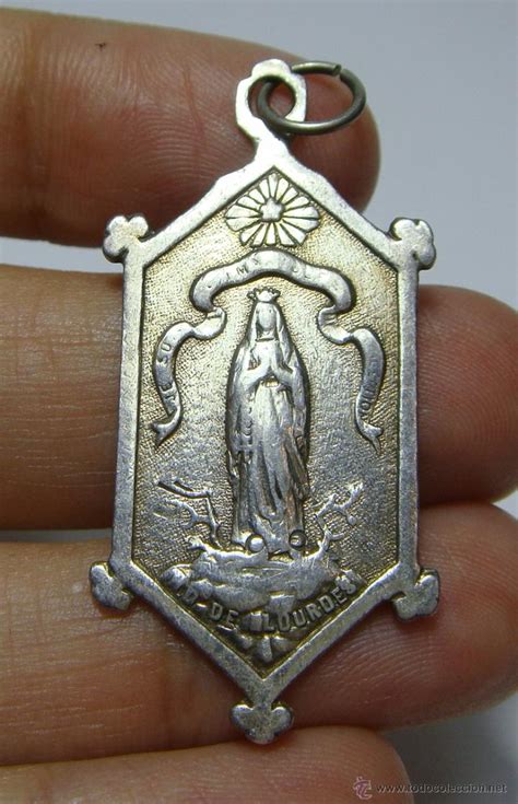 Antigua Medalla Religiosa Plata Souvenir De L Comprar Medallas Religiosas Antiguas En