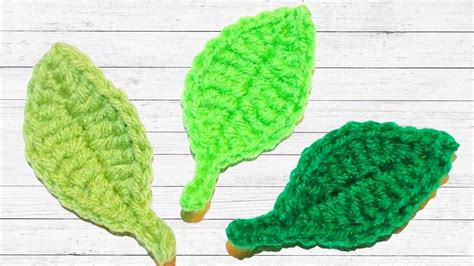 Easy Crochet Leaf Tutorial For Beginners Step By Step Guide Youtube